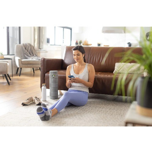 TriggerPoint Deep Tissue Massage Foam Core Grid Roller 18". Gray