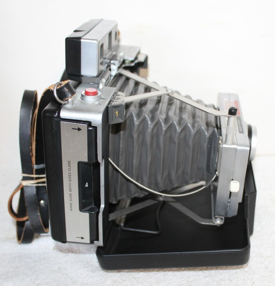 Polaroid Automatic 100 Land Camera + Strap ~ Nice
