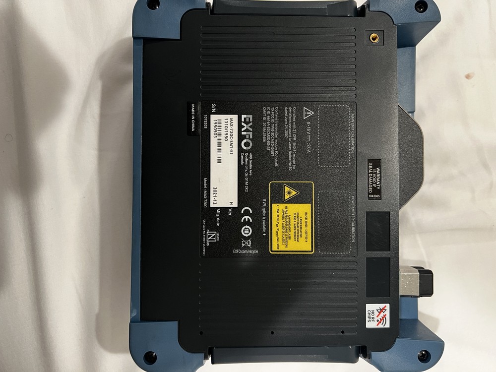 exfo maxtester 720C-SM1-E1 WITH OTDR AND IOLM ACTIVE