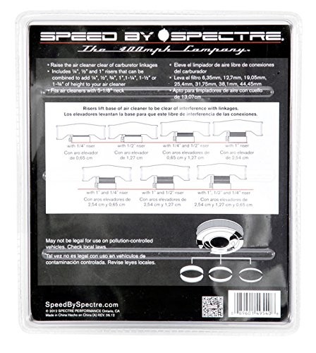 - SPE-4954 Performance 4954 Air Cleaner Riser Kit