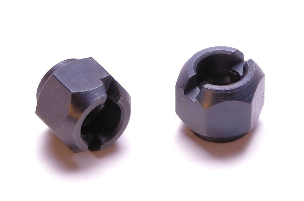 Hammers M5 10-32 Thread Custom 2pc Steel Hex Nut Set for Red Dot Scope Mount