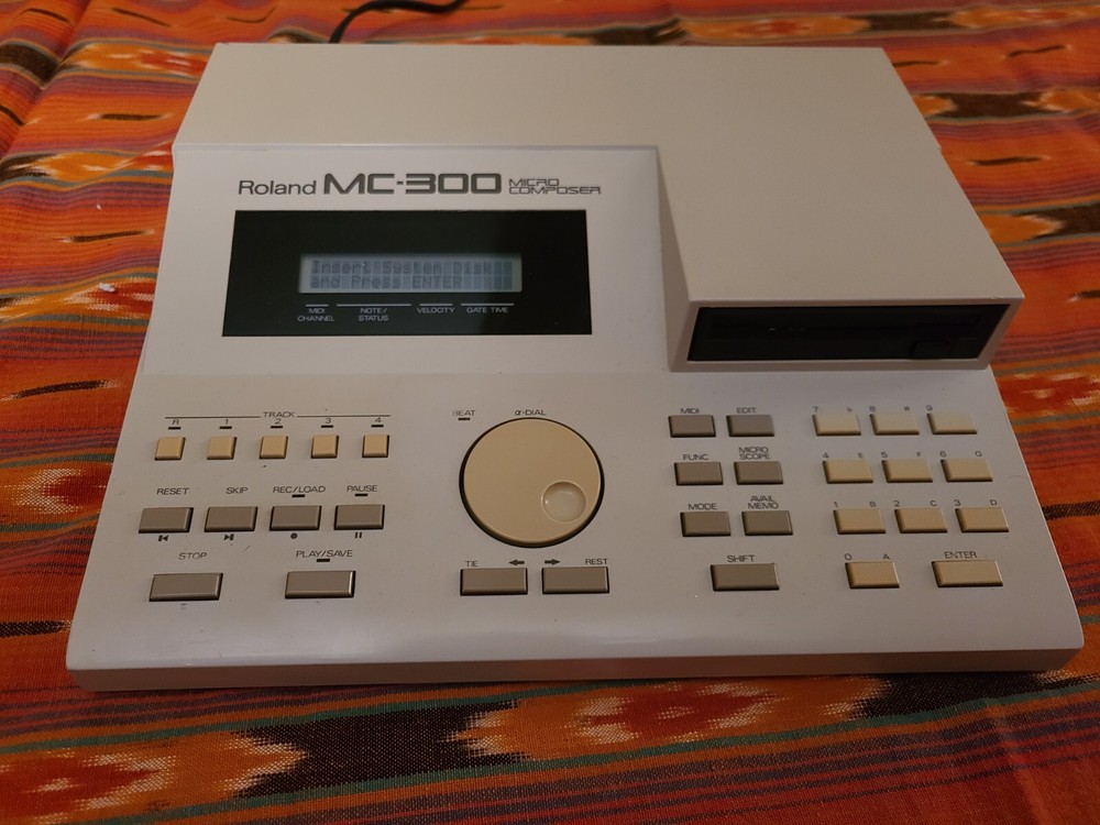 Roland MC-300 MICRO COMPOSER Midi Sequencer MC300 Advanced Manual Quick Table