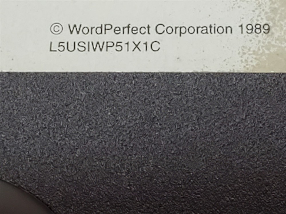 ⭐️⭐️⭐️⭐️⭐️ **INCOMPLETE** 1989 WordPerfect 5.25" Floppy Disk Set