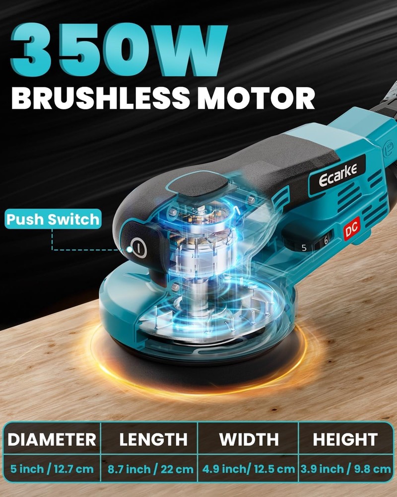 Handheld Electric Orbital Sanding Machine