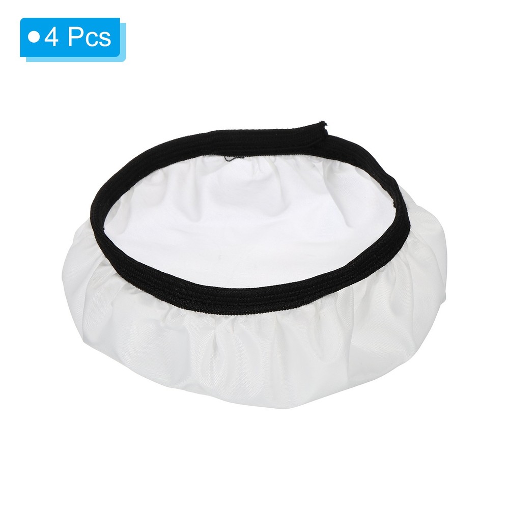 4pcs 7" 18cm Soft Diffuser Lamp Cover Light Strobe Reflector Lamp Sock White