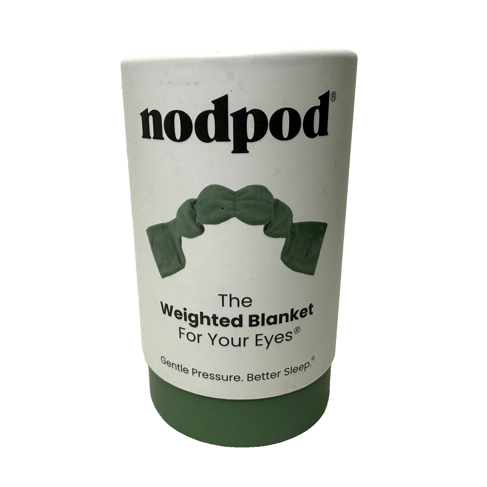 NODPOD - Weighted Blanket For Your Eyes Sleep Mask Sage Green