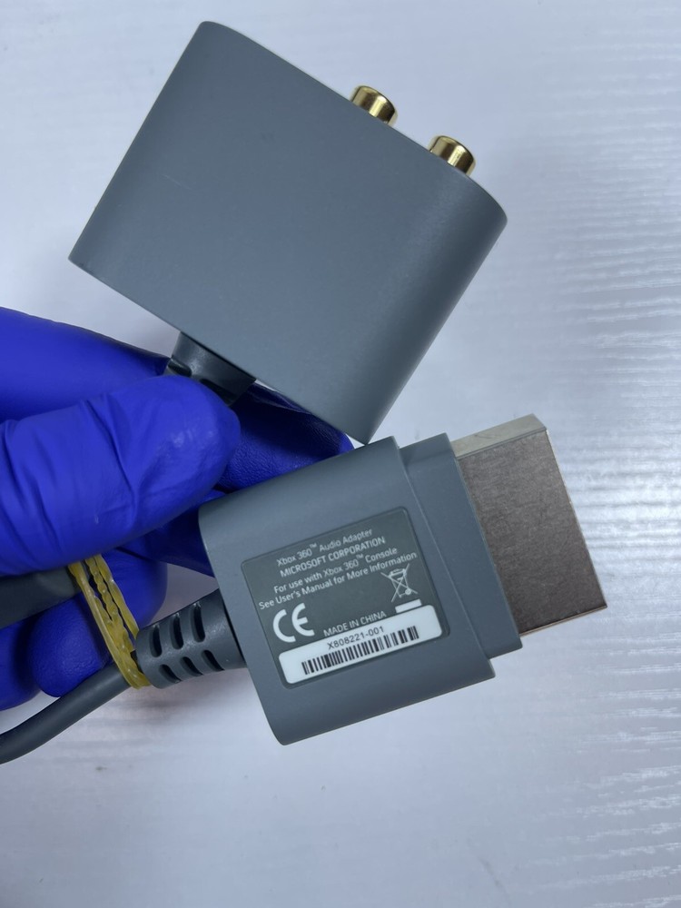 Microsoft Xbox 360 RCA Optical Audio Adapter AV Cable