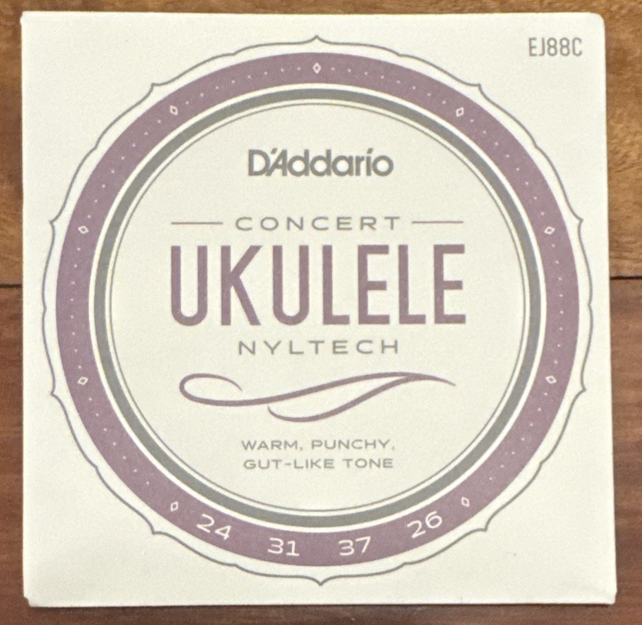 D'Addario Ukulele Strings Nyltech Concert EJ88C Uke