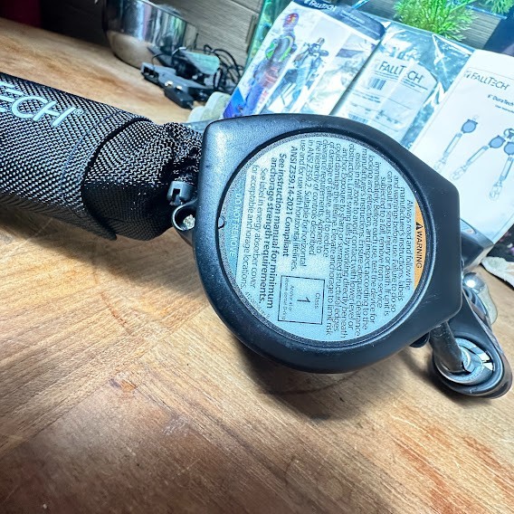 FallTech 72706TB3 Duratech 6' Mini Class 1 Personal SRL-P w/ Steel Rebar Hooks