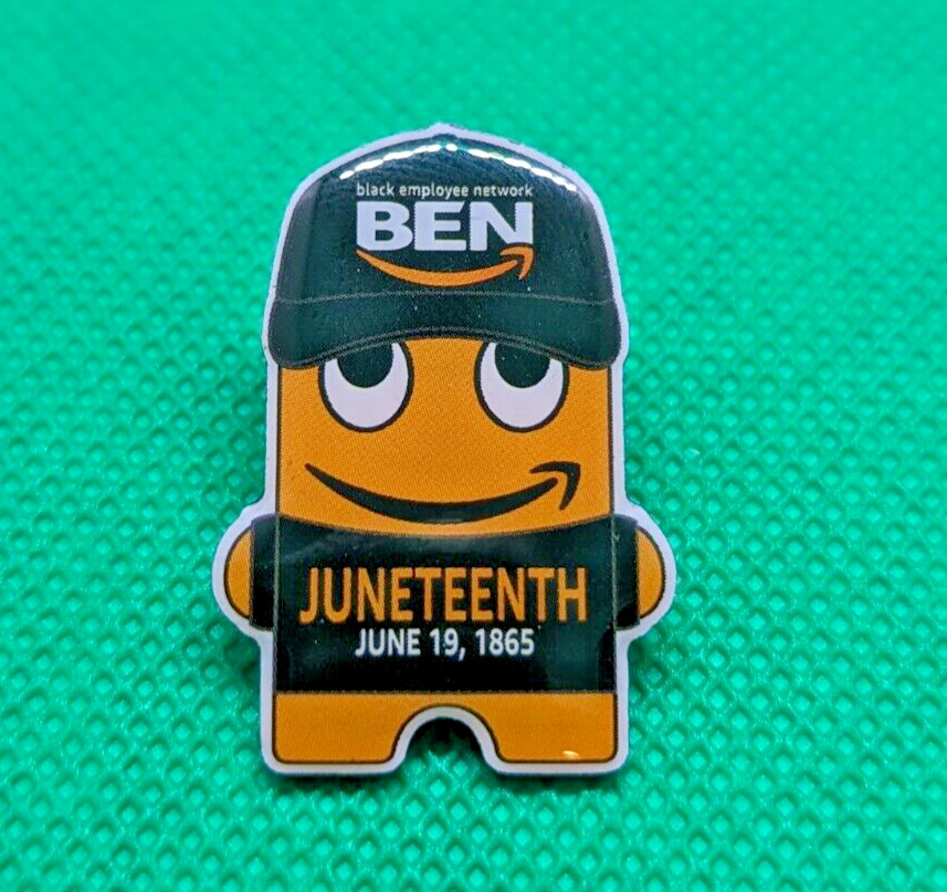 Amazon PECCY Pin Juneteenth, Affinity Group, BEN