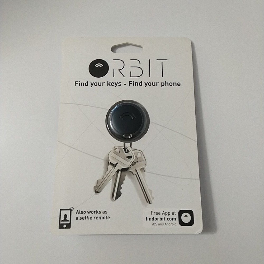 NEW Orbit ORB521 Bluetooth Tracker Key Finder Tracker Sealed Unopened NIP Black