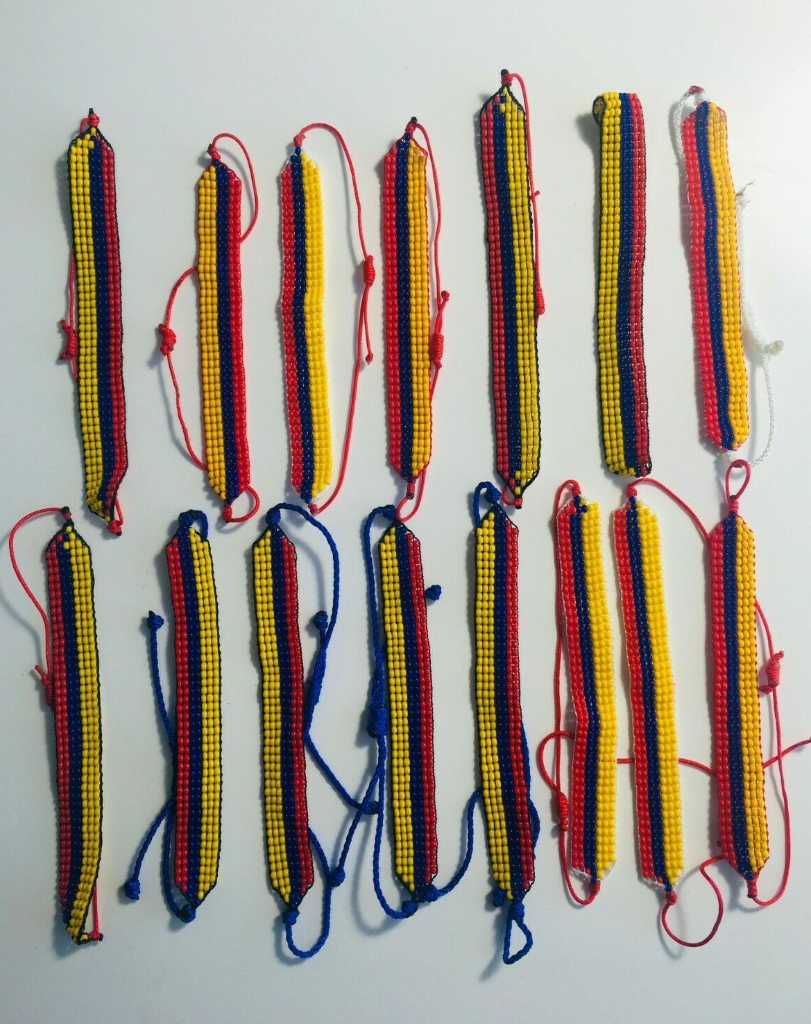 Colombian Flag Colors /Adjustable Bracelet  / Pulseras  Colombianas