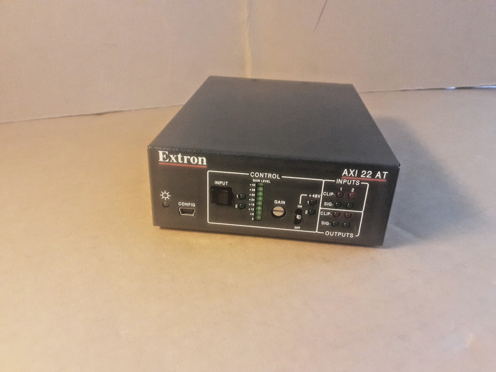 Extron AXI 22 AT, I/O DANTE INTERFACE 1824 AUDIO INTERFACE