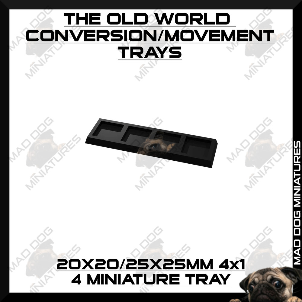 Warhammer The Old World Conversion Movement Trays Multiple Sizes