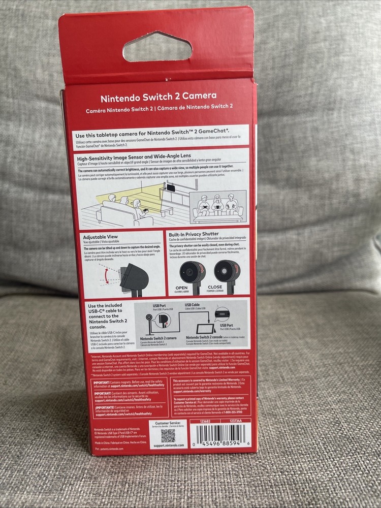 New Nintendo Switch 2 Camera