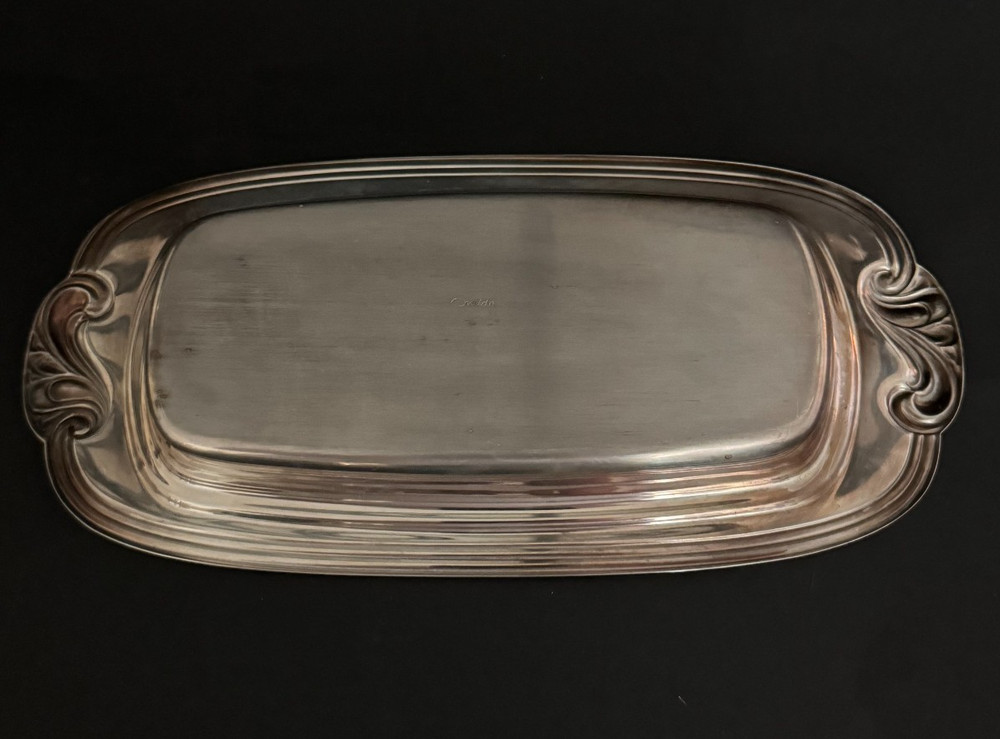 Oneida Covered Butter Server Silverplate with Glass Insert 3 Piece Vintage