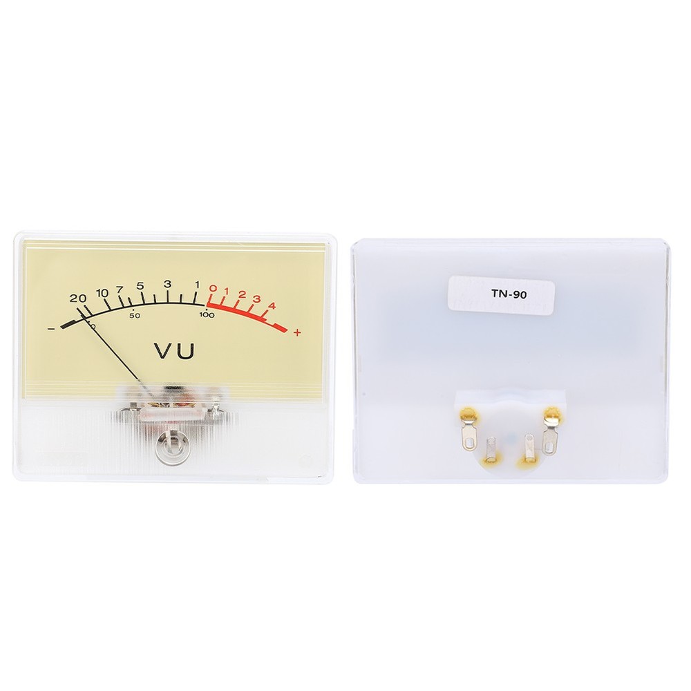 T‑90 DB Amplifier Level VU Meter Header Meter With Light Bulb Audio