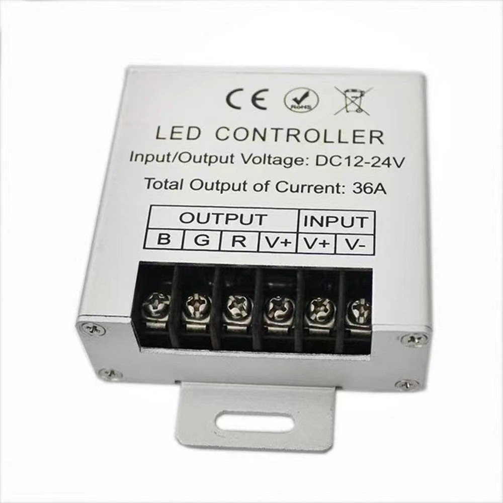 LED Light Controller 23 Button Aluminum Housing DC12V to 24V 36A Output