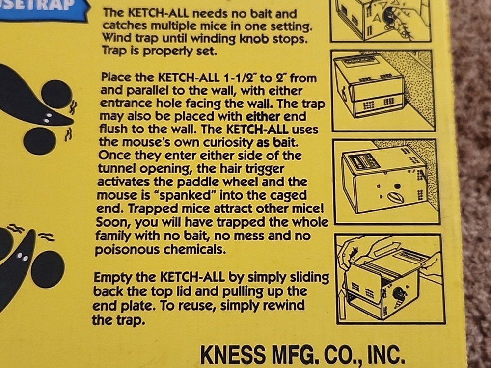 Ketch-All 101-0-023 Multiple Catch Reuseable Mouse Trap