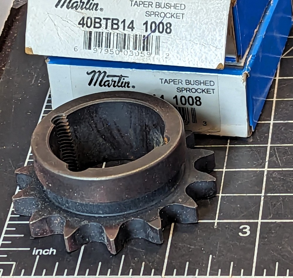 40BTB14 1008 Martin Roller Chain Sprocket