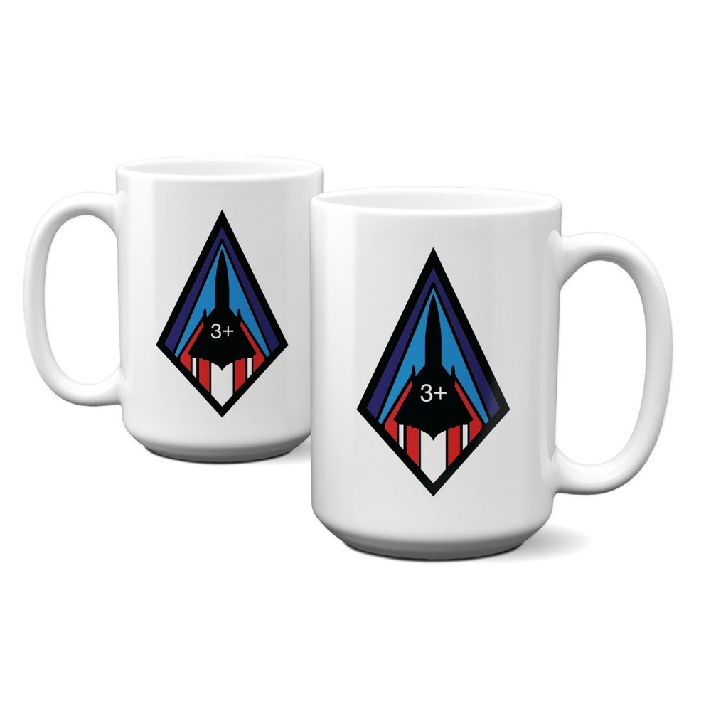 SR-71 Mach 3+ Patch Design 15oz Mug