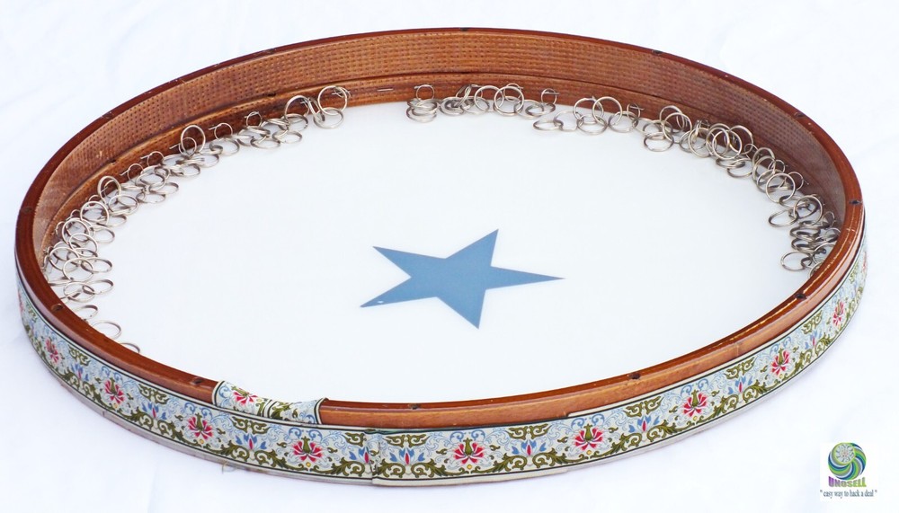 Beautiful Frame Drum Daf, Erbane With Case
