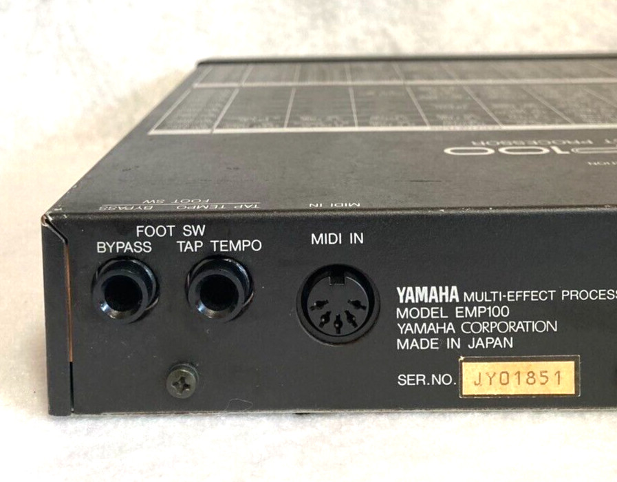 YAMAHA EMP100 Guitar Multi Effects Processor Tested & Working Free Shipping