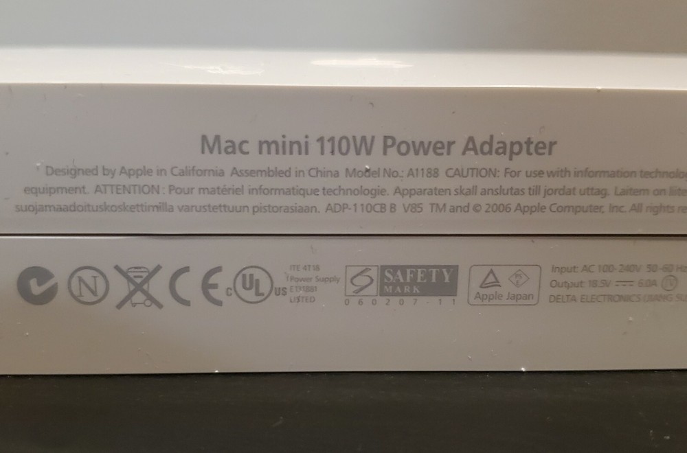 APPLE MINI 110W Power Adapter!
