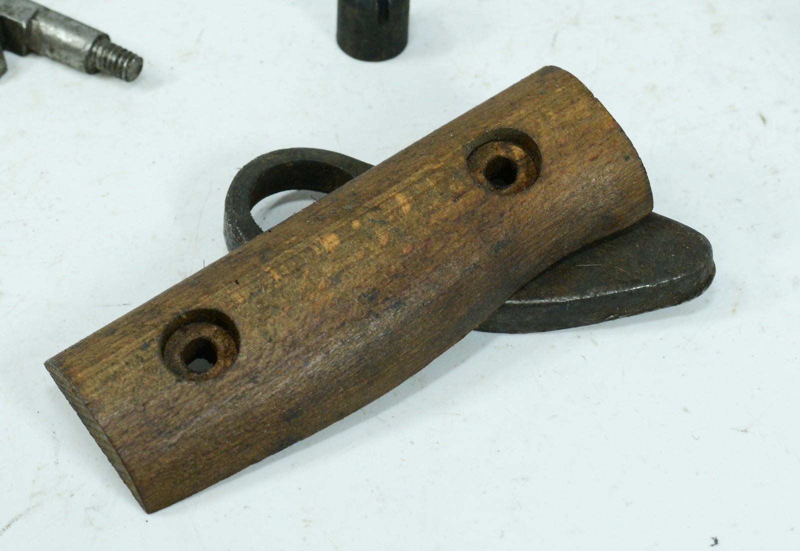 LOT WWI British Pattern 1903 1907 Bayonet Grips Nuts Lugs Springs & Guard Parts