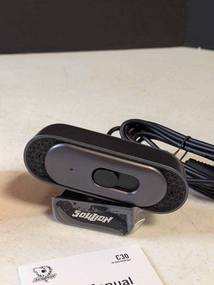 Souliin 2K 1080P C30 W Microphone Web Camera