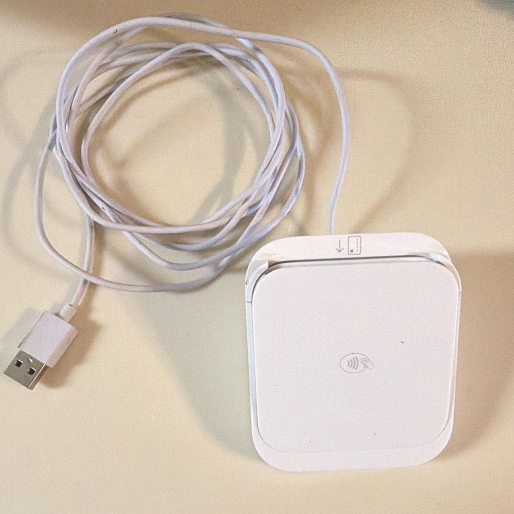 Square Retail POS System Terminal with Contactless Card Reader, White