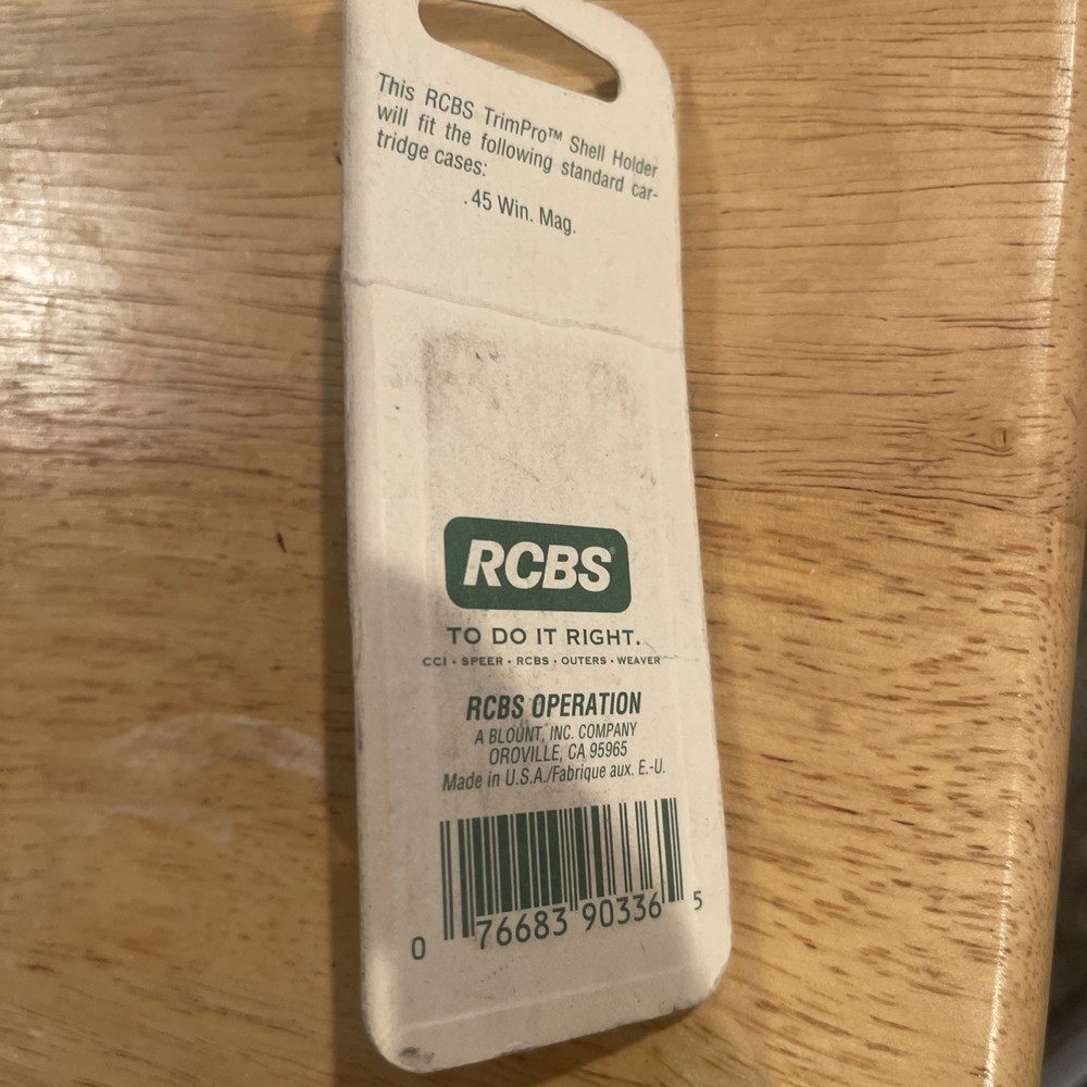 RCBS Trim Pro Shell Holder #36 Part #90336 Reloading