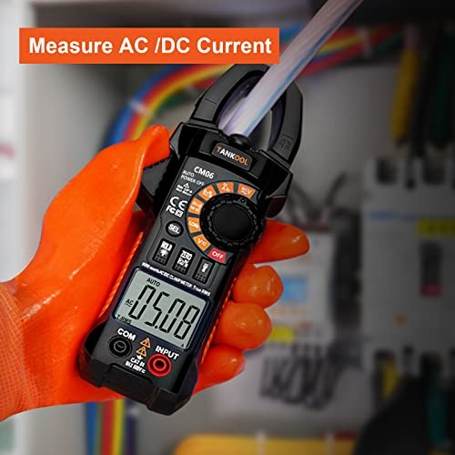 Digital Clamp Meter Multimeter 6000 Counts TRMS, Auto-ranging Amp AC/DC Current