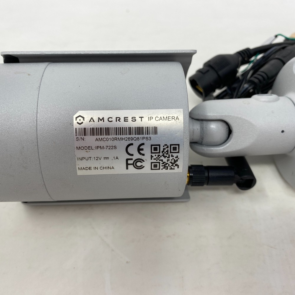 AMCREST IPM-722S IP Camera Wireless Wired - TESTED