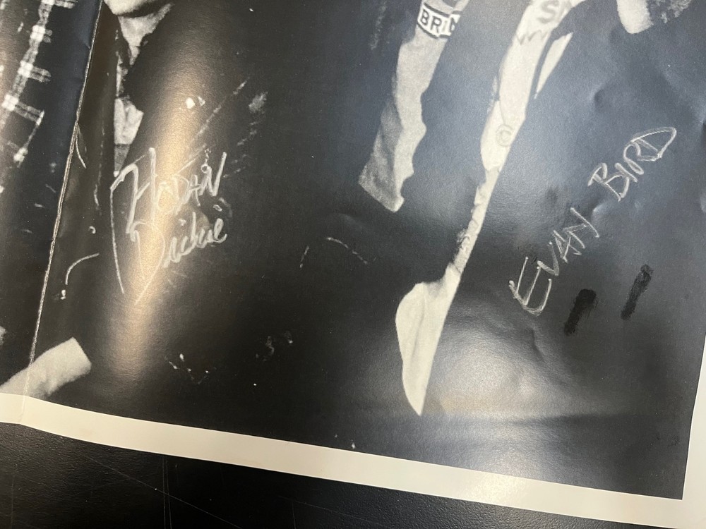 DIARRHEA PLANET - signed band poster