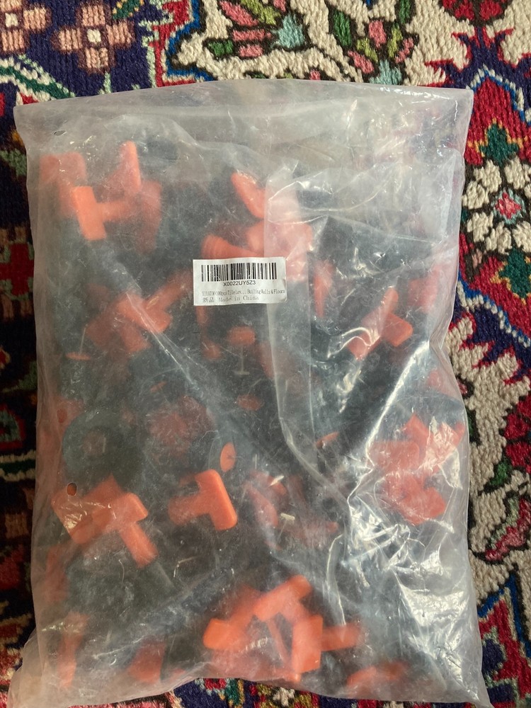 100pcs Tile Leveler Spacers and 500PCS 2mm Tile Spacer,Tile Leveling System with