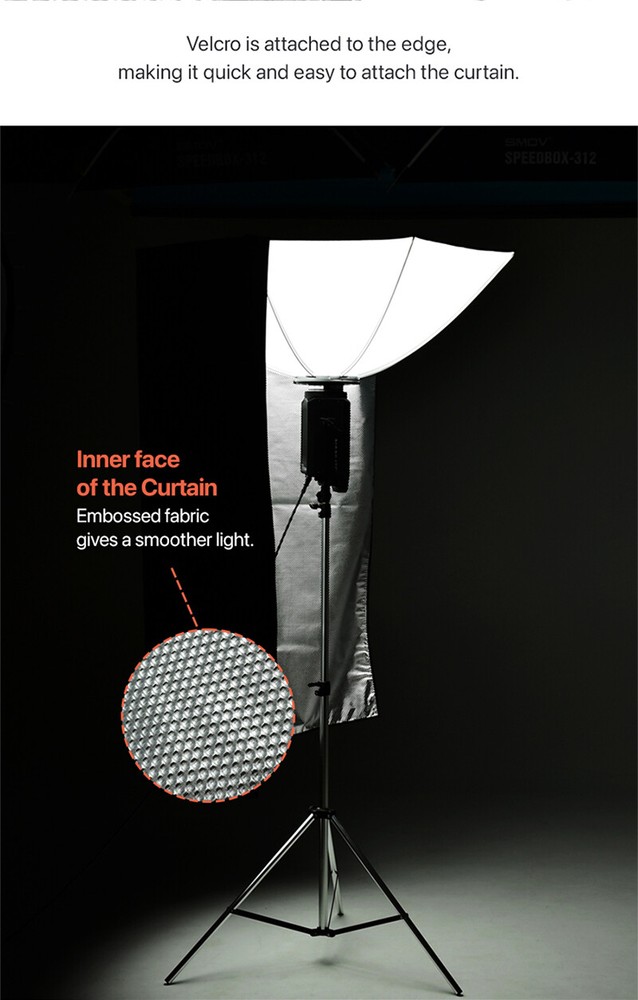 SMDV FLIP BOUNCE 44 w/ Bag /Studio Photography Top Light Diffuser Ceiling Effect