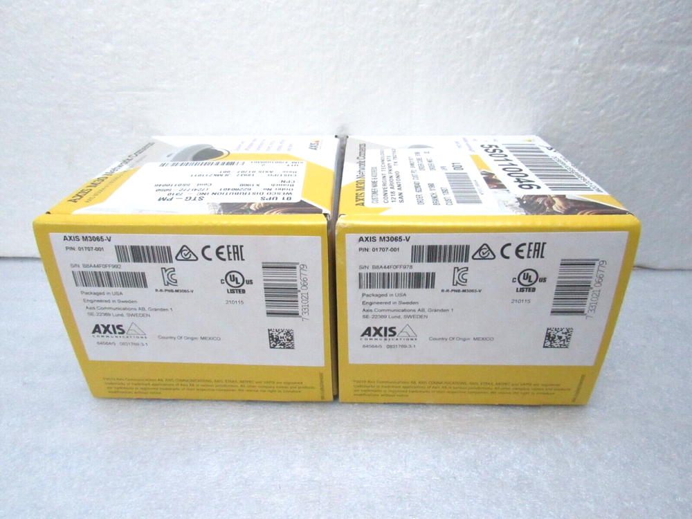 Axis M3065-V Network Camera 01707-001 [CTSA]