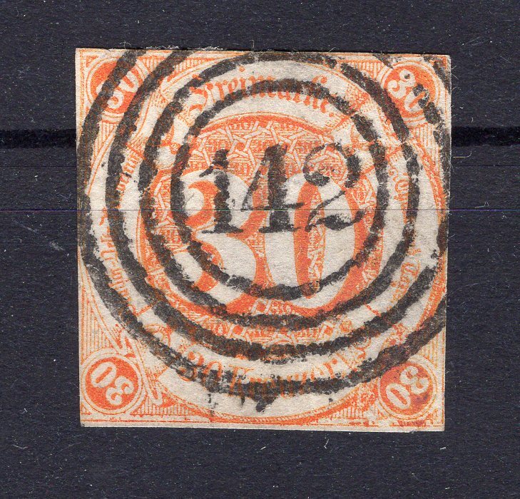 Taxis 25 Ideal Postmarked BPP (BA0171