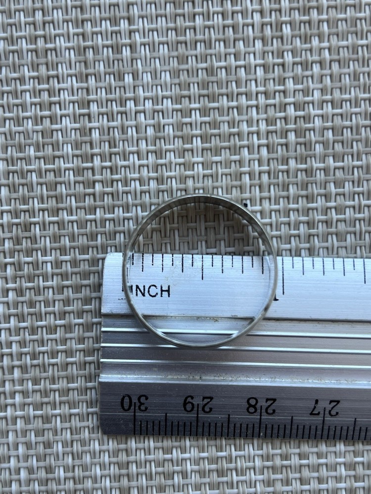 ANTIQUE RUSSIAN IMPERIAL 84 SILVER Wedding RING