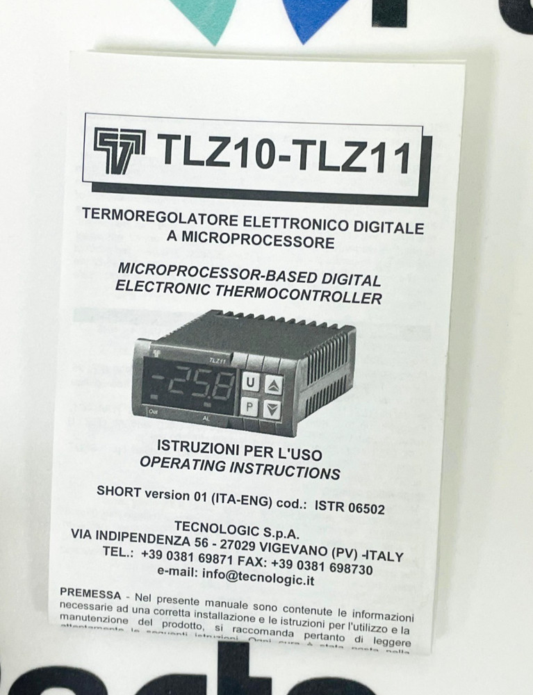 TECNOLOGIC TLZ11 HSR---- Temperature Controller