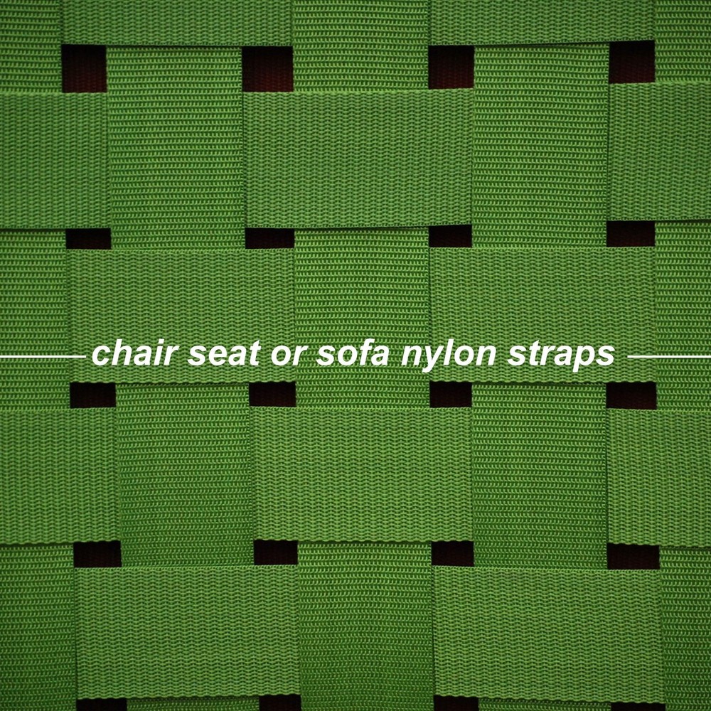 Flat Nylon Webbing Strap 2 Inch 10 Yards White for Backpack, Luggage-rack