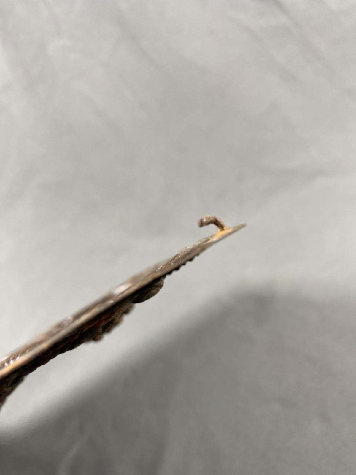 Antique Tibetan Zodiac Repousse Copper Panel Mandala Demonic Deity 10x8”