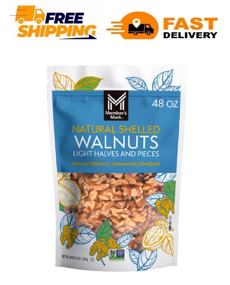 Member's Mark Natural Shelled Walnuts, 3 lbs.