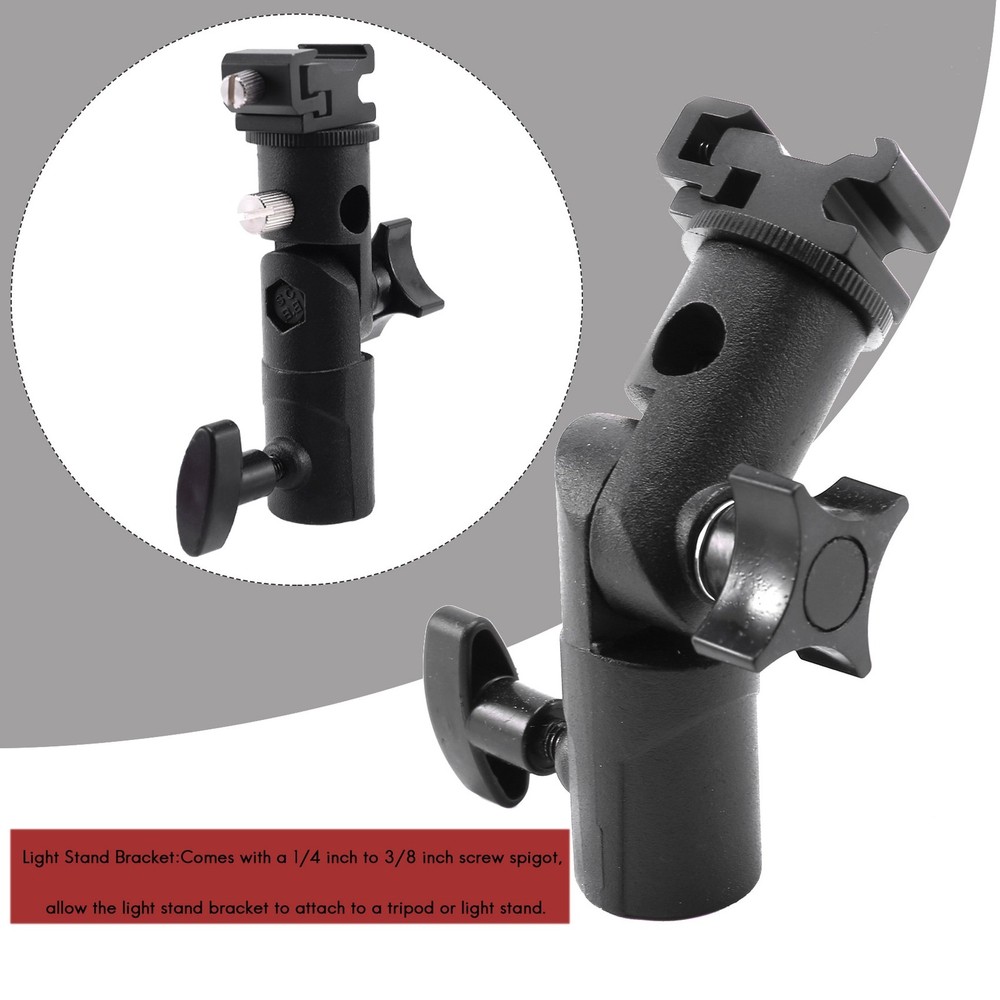 Camera Flash Speedlite Mount,Professional Swivel Light Stand Light Bracket3951