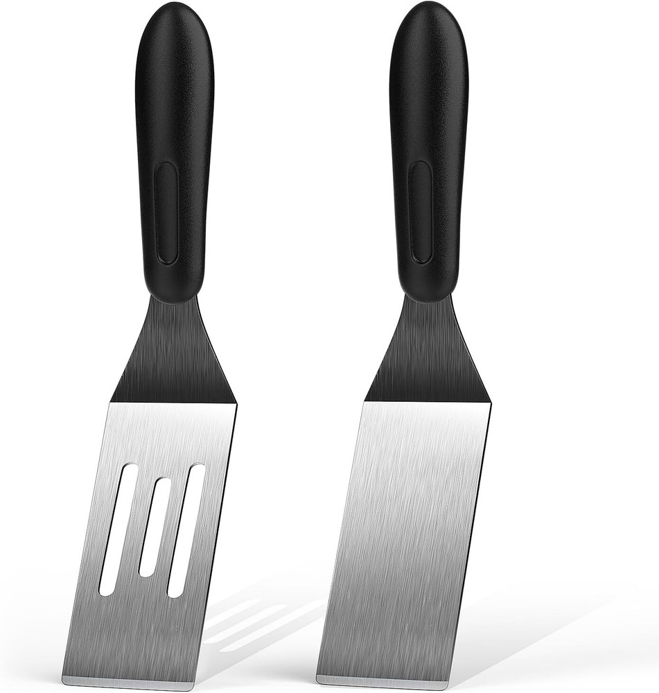Small Spatula 2 Pieces, Mini Serving Spatula for Kitchen Use