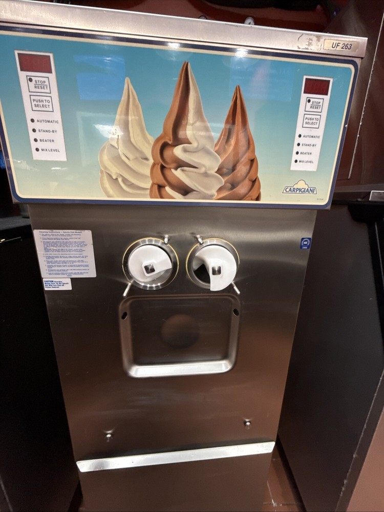 Carpigiani 263 Soft Serve Single Phase Water Cooled Ice Cream Machine