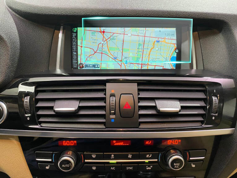Crystal Clear Screen Protector for 2016 BMW X3 Vehicle Navigation