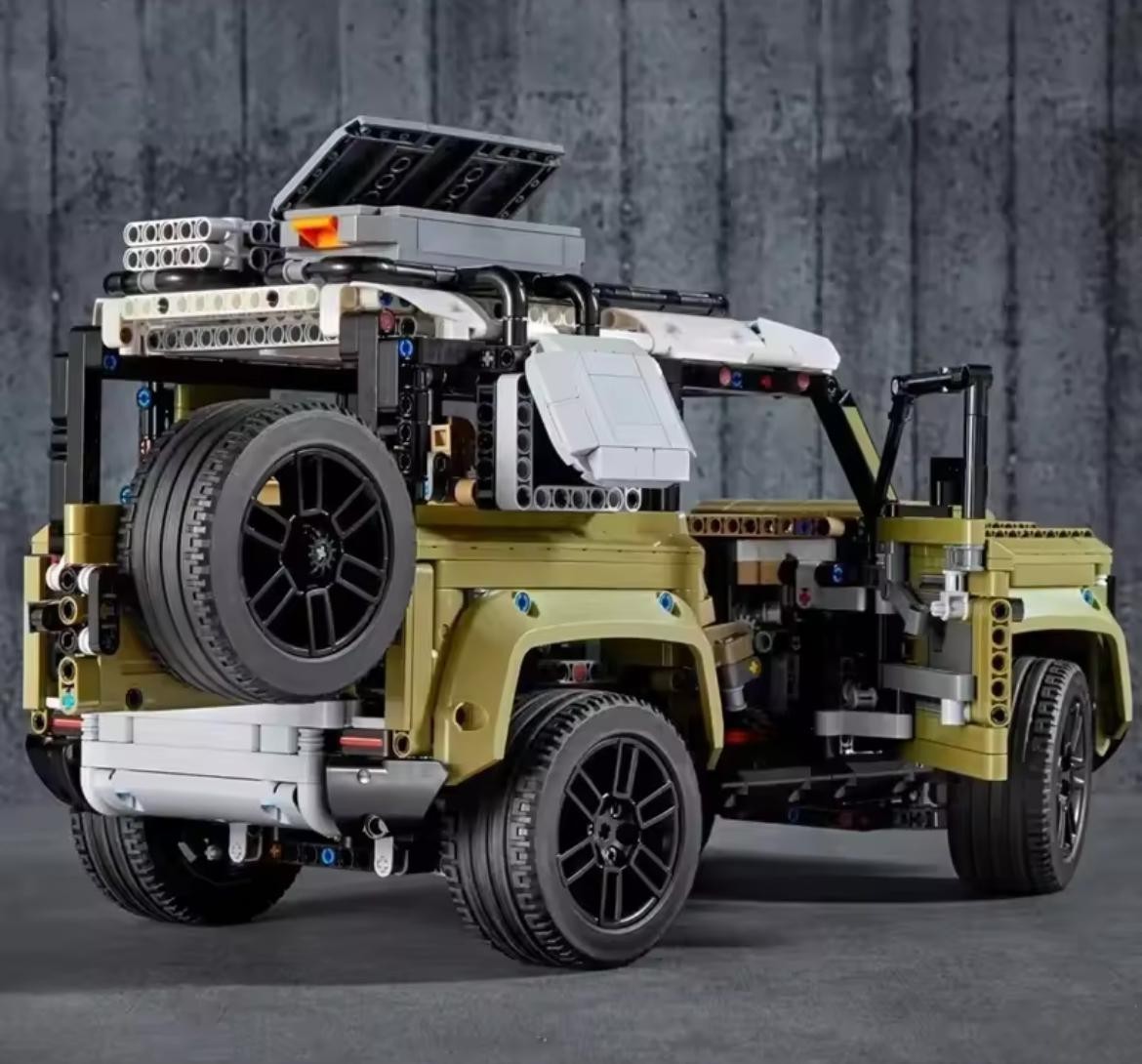 2023 2573 Pcs 1:10 Technical Land Rover Defender 90 #42110 Building Blocks Car