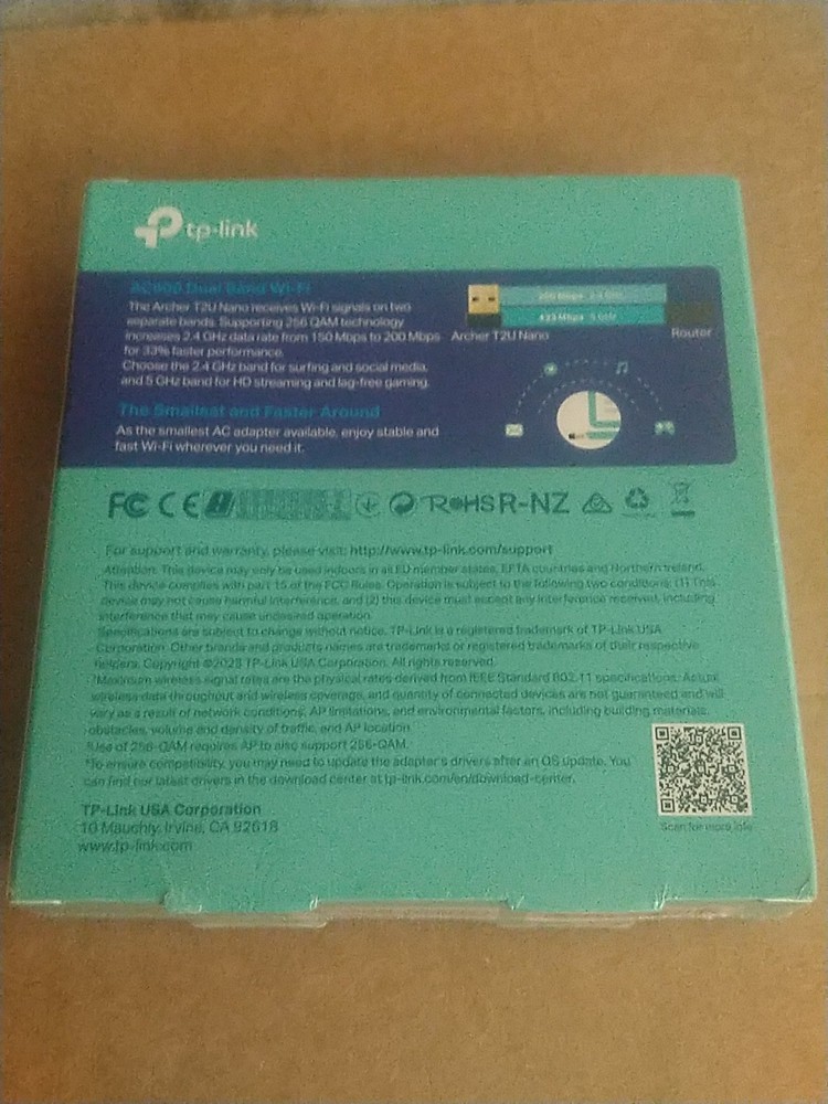 TP-LINK Archer T2U Nano AC600 Wireless USB Adapter